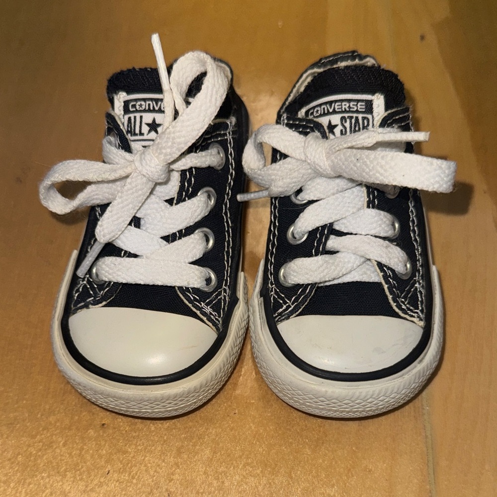 Converse Kids Black and White Sneakers